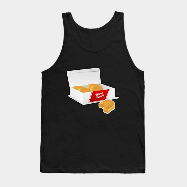 Chicken nuggets Tank Top by captainmood